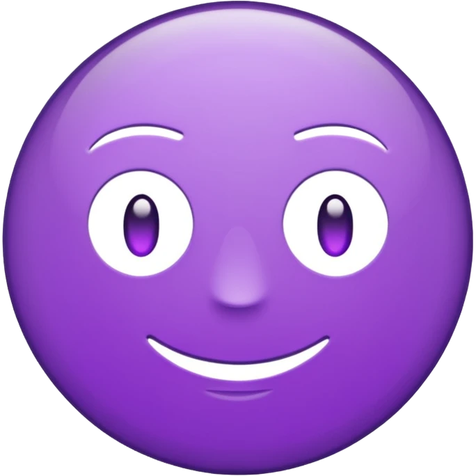 text that spells "me" in a shiny purple font sticker with white outline emoji