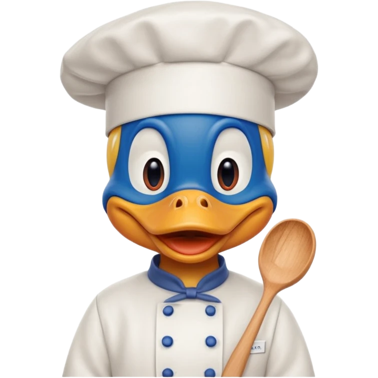 donald duck in chef hat







 emoji