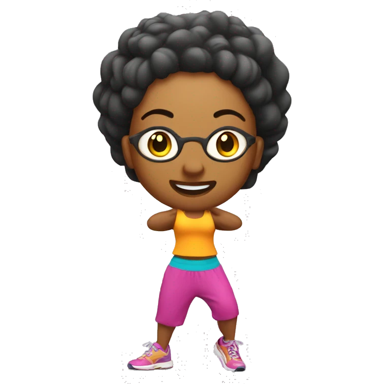 Zumba fitness emoji