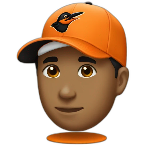 Baltimore Orioles hat emoji