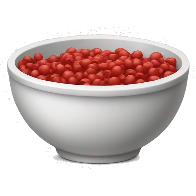 Bowl Red emoji