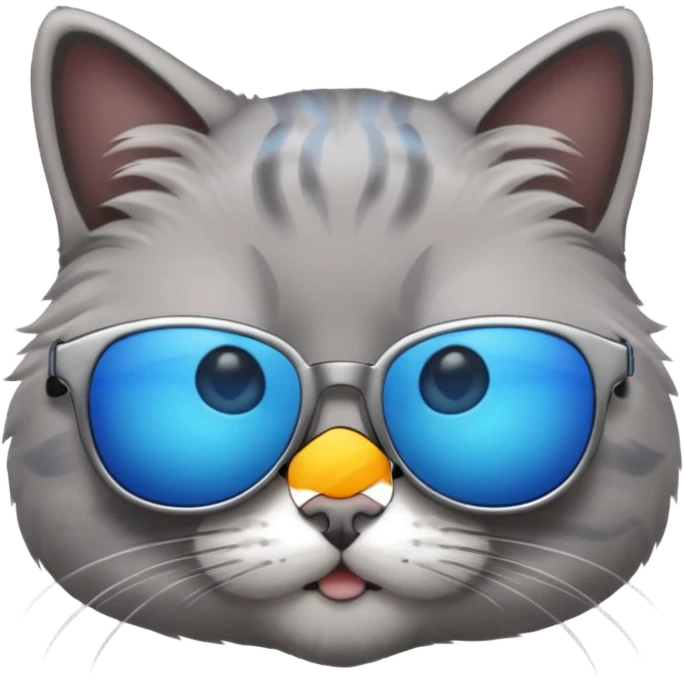 Cat wearing sunglasses emoji