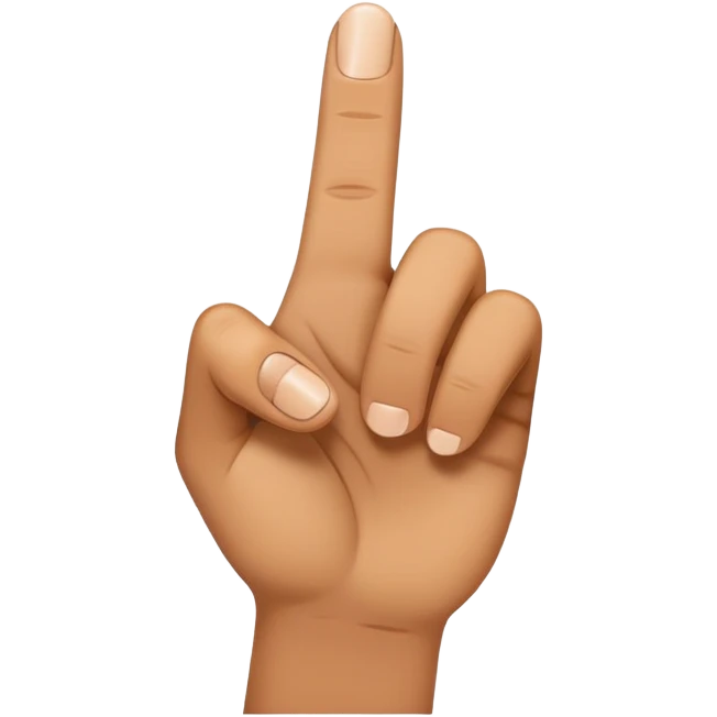 single finger emoji