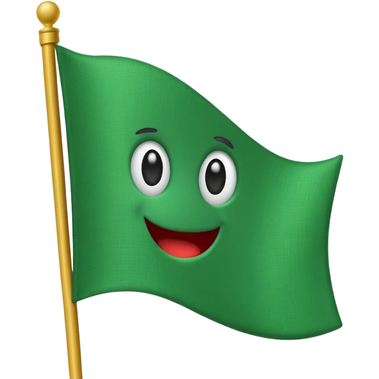 green flag emoji