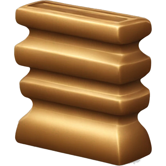 Bronze bar emoji