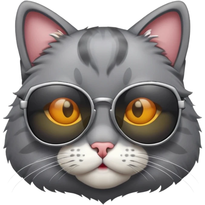Cat wearing sunglasses emoji