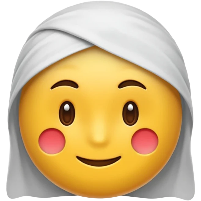 десерт сверху малиновый а снизу белый emoji