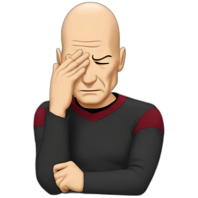 jean luc picard facepalm emoji