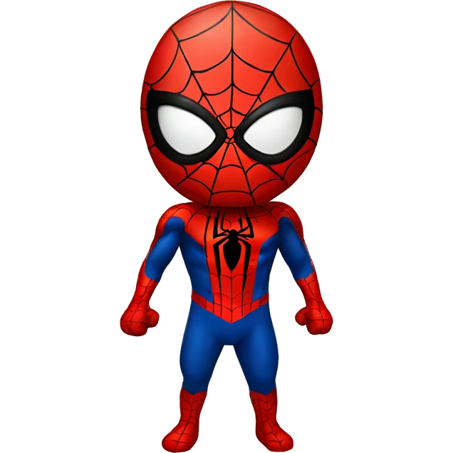 Spiderman with bow emoji
