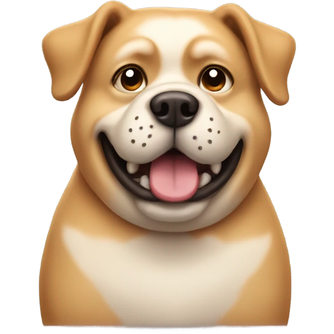 Fat dog emoji