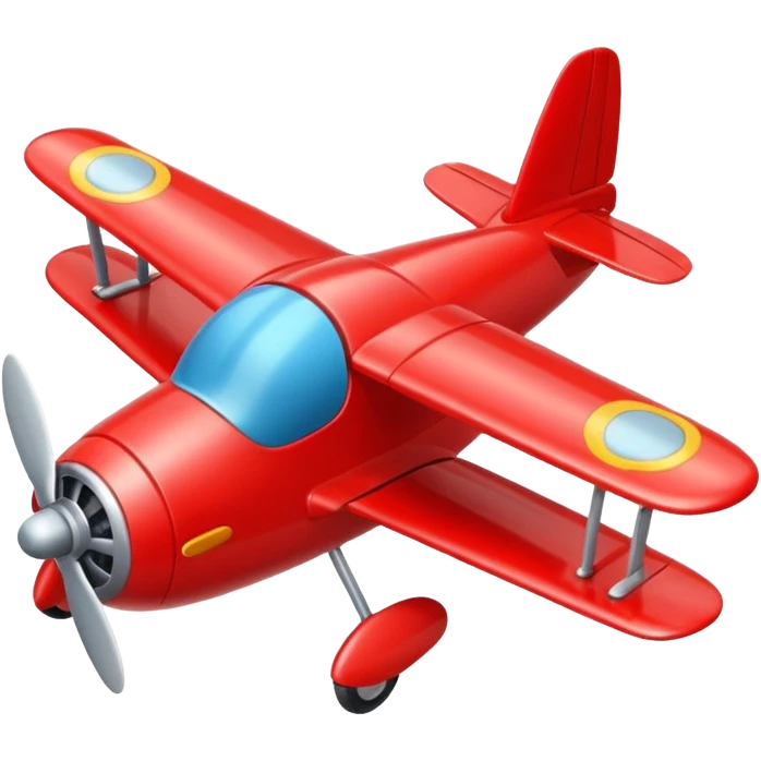 toy red plane emoji