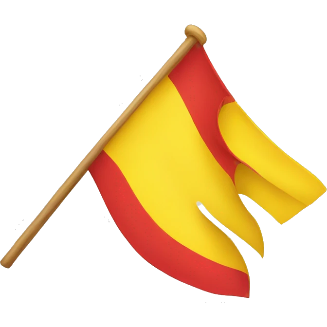 Red yellow flag emoji