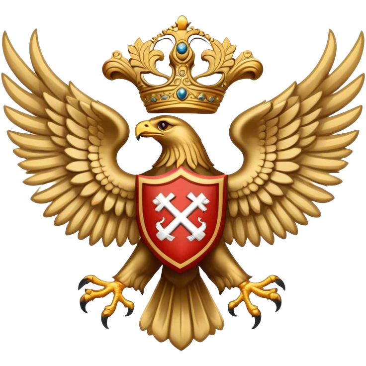 Greek Orthodox Byzantine Double Headed Eagle  emoji