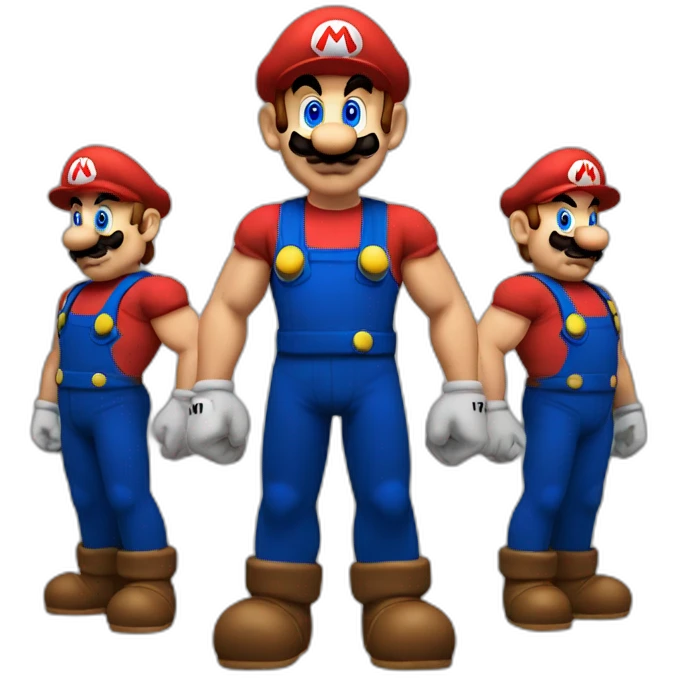 Mario musclé emoji