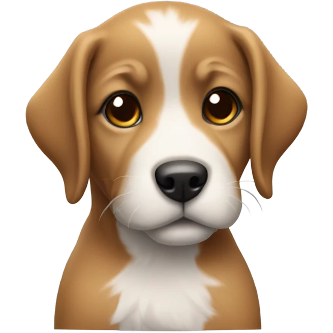 Christmas puppy emoji