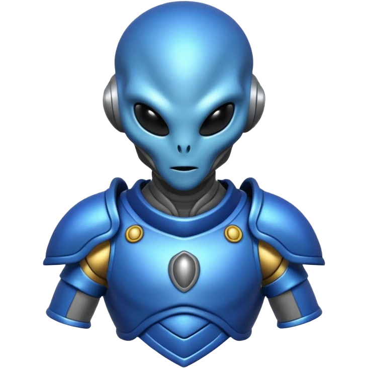 alien in blue armor





 emoji