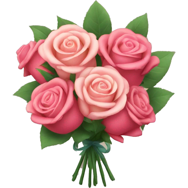 bouquet of roses emoji