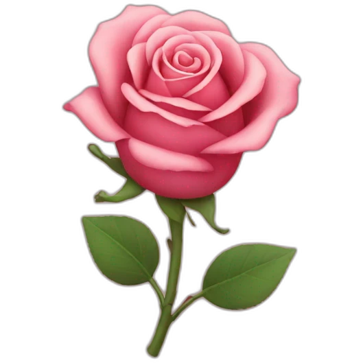 iPhone rose emoji