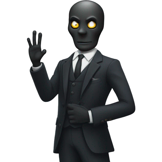 Harvey Spectre holding up his hand upto his waist  emoji