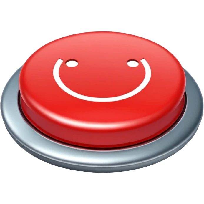Red button ready to press emoji