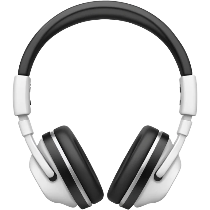 white Headphone emoji