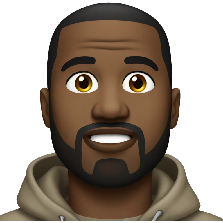 kanye west realistic  emoji