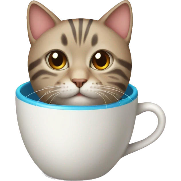 cat in cup emoji