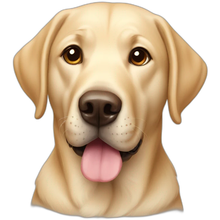 Dog labrador emoji