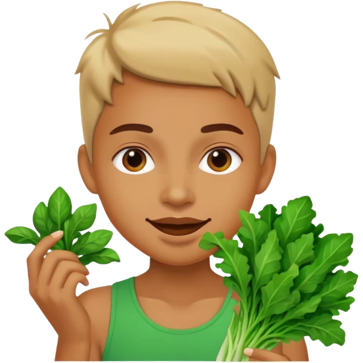 eating greens emoji