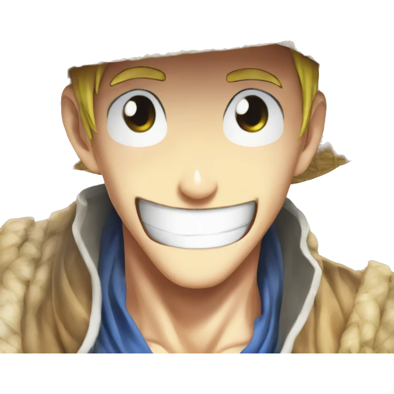 straw hat one piece manga emoji
