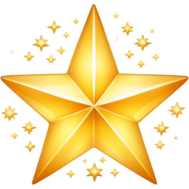 shiny sparkling star cluster emoji