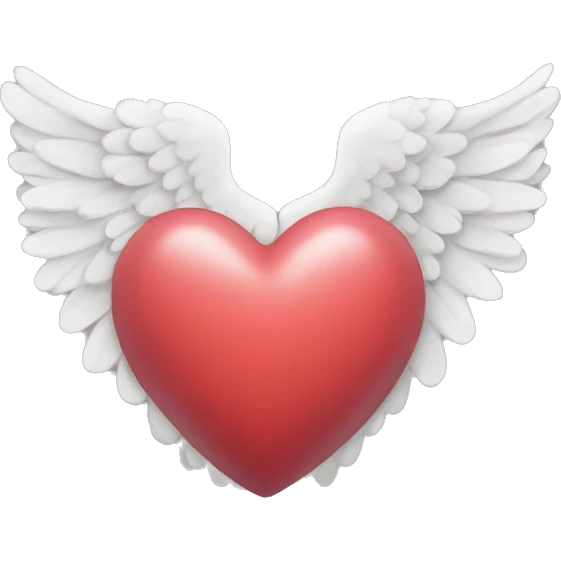 heart with angel wings emoji