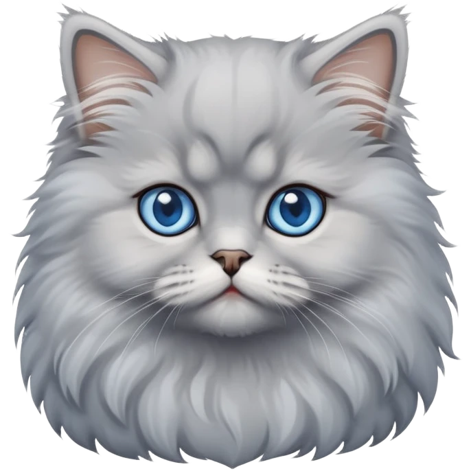 Gray Persian kitten  emoji