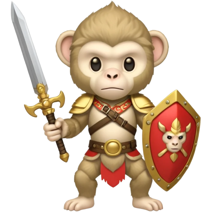 air elemental white monkey warior emoji
