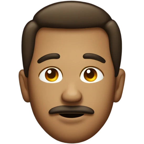 Man with sugar in his nose  emoji