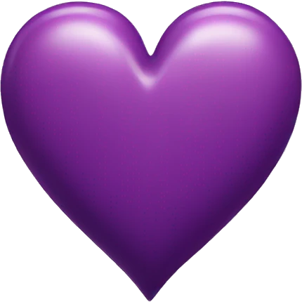Purple heart break  emoji