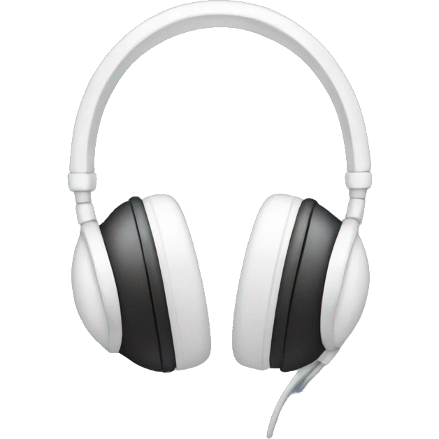 Headphones with a bow on them emoji