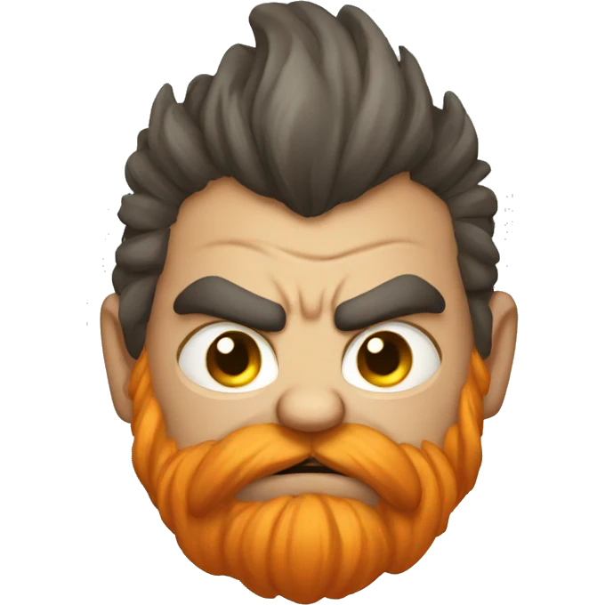 little cute angry colored dwarfs emoji