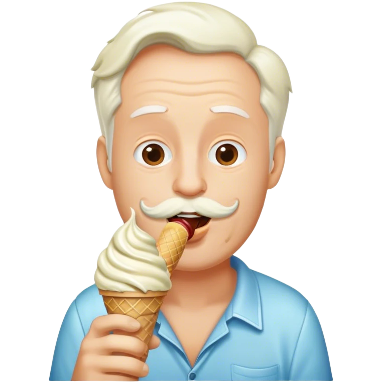 Hans Seidemann with ice cream emoji