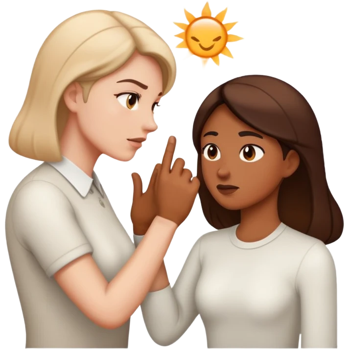 Woman smacking a man emoji