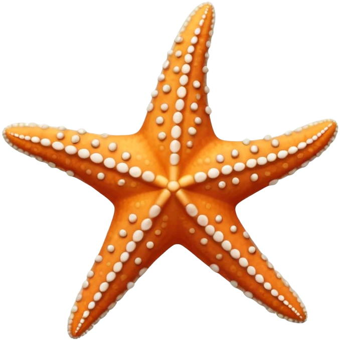 all white star fish emoji