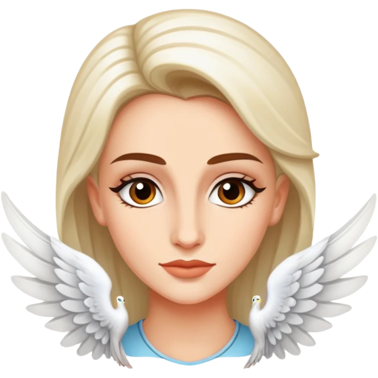 danielle de barbarac with wing emoji