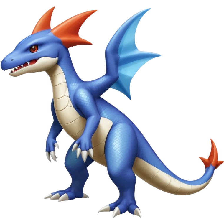 Shiny Koraidon-Latios-Marowak-Gabite-Fakémon-hybrid-creature (full body)  emoji