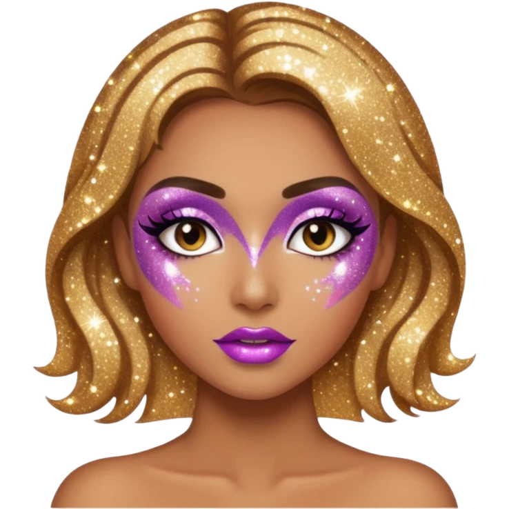 Glitter killer emoji