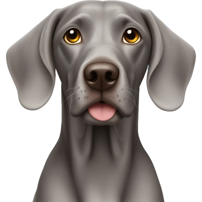 Weimaraner emoji