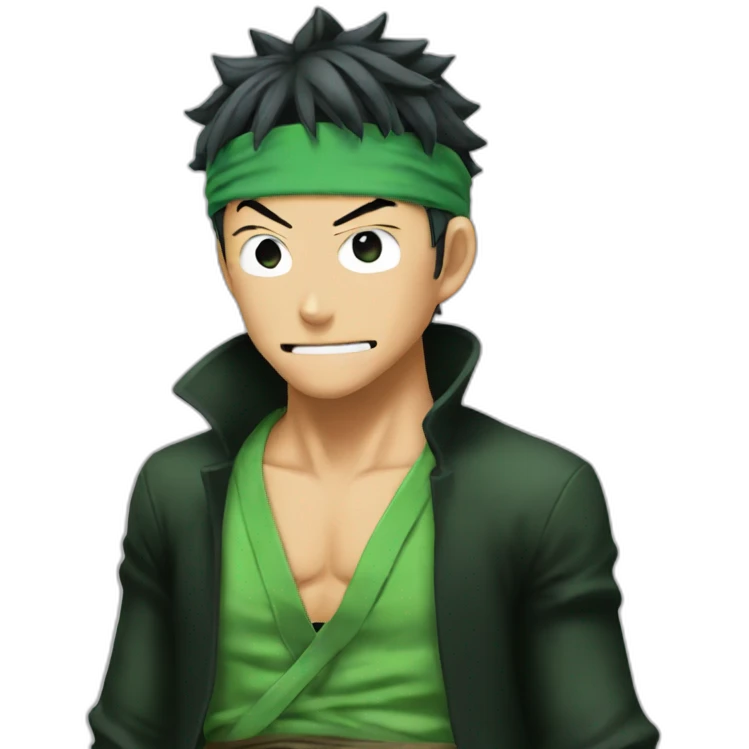 Zoro from one piece emoji
