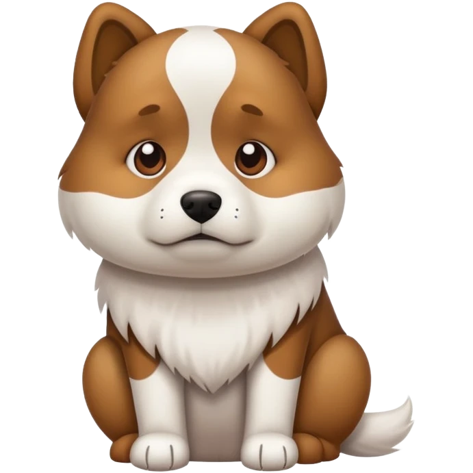Dog with no legs emoji