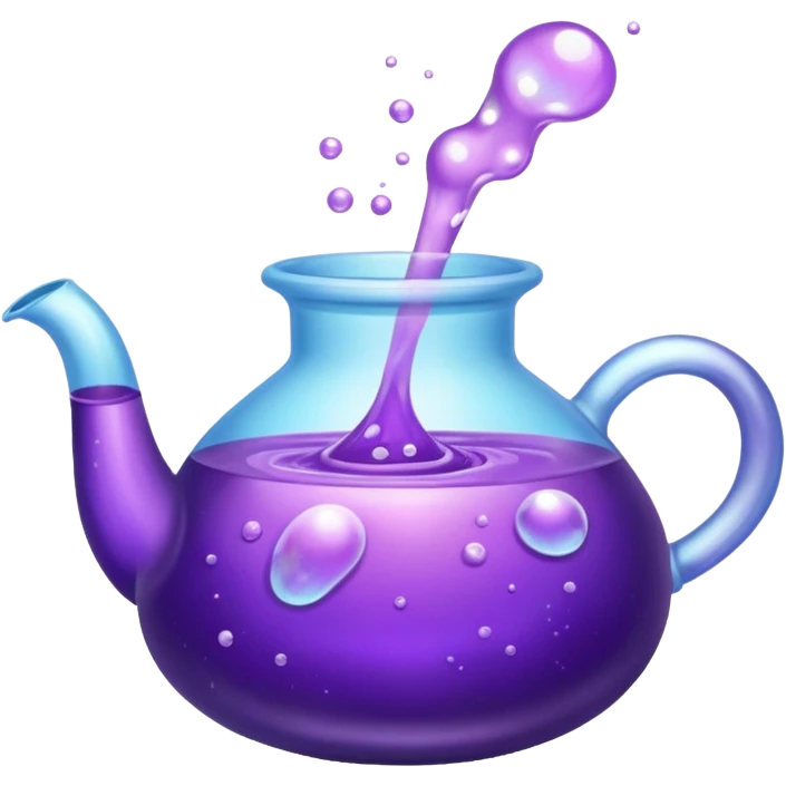 purple potion and effect emoji