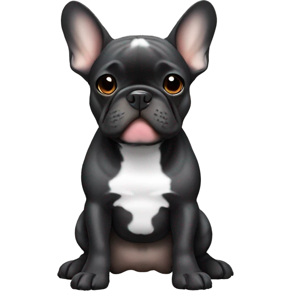 The cuties brindle french bulldog emoji