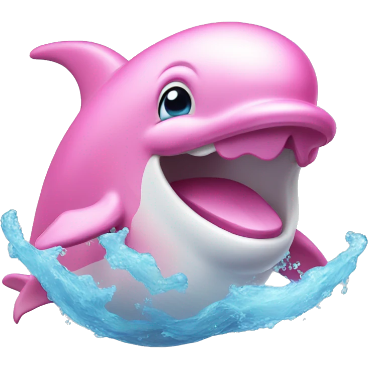 Pink dolphin  emoji